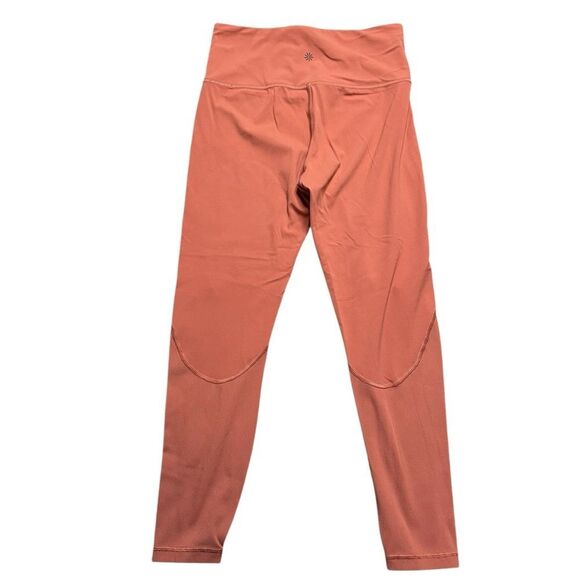 ATHLETA Rise Up Rib 7/8 Tight Orange Size Medium - Picture 4 of 8